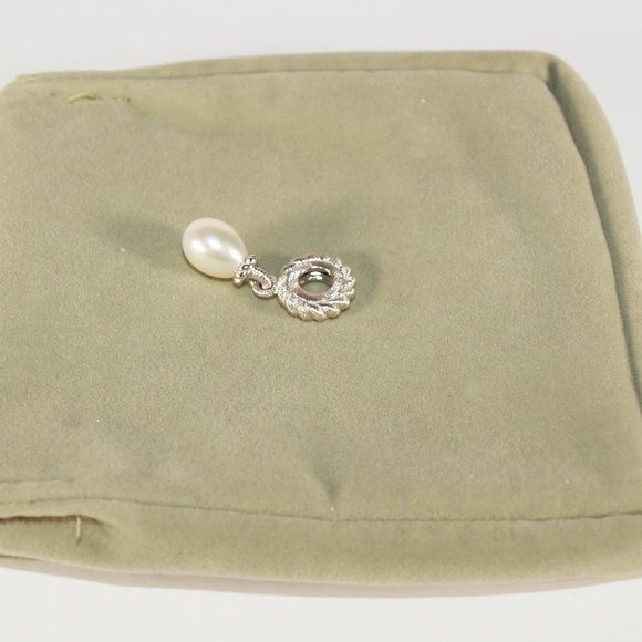 Judith Ripka Charms /Troll Bead – Sterling Drop Pearl - Picture 2 of 3